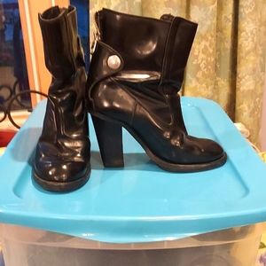 Chloe black leather booties size 39 EU/ 8.5 US